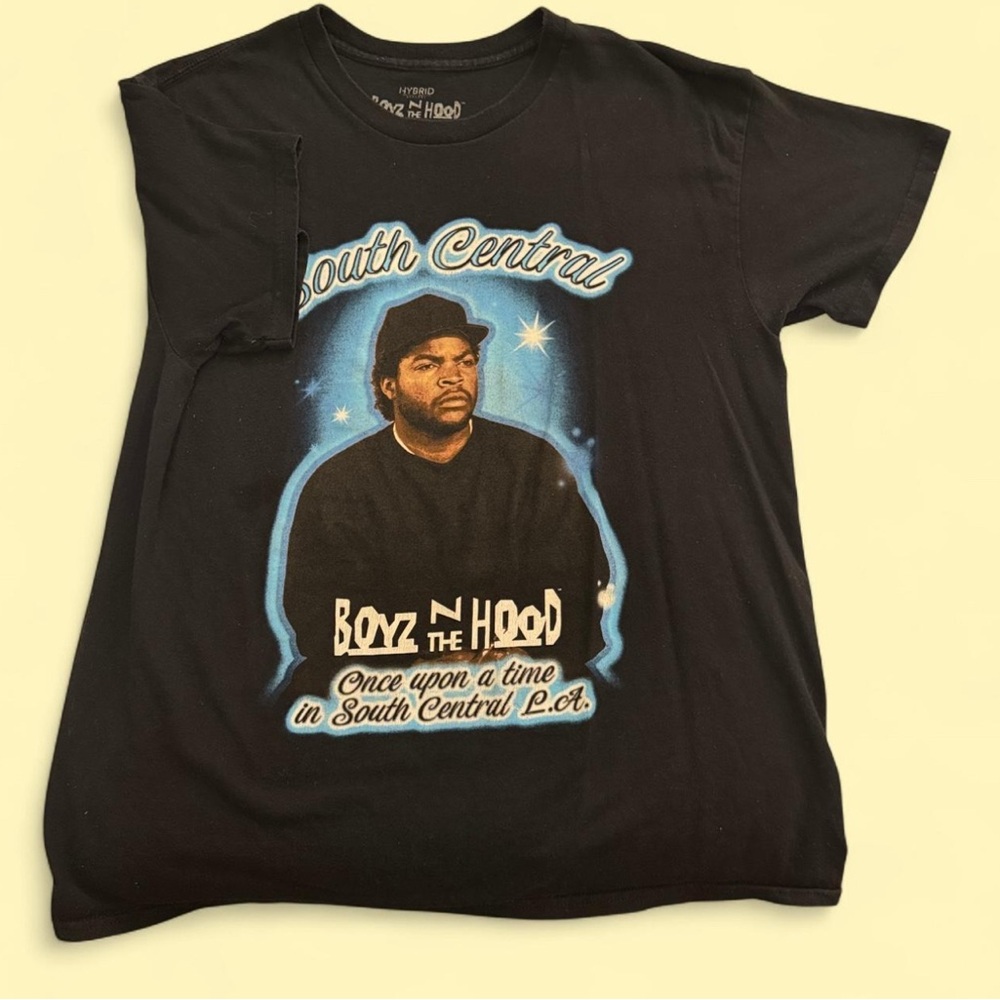 Hybrid Apparel Black South Central Graphic Tee